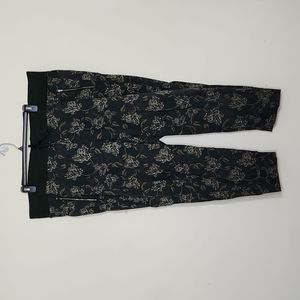 Athleta Trekkie North Printed Jogger Floral Green Size 24